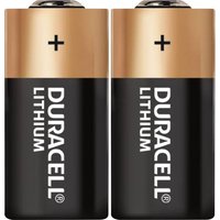 Duracell CR123 Fotobatterie CR-123A Lithium 1400 mAh 3V 2St. von Duracell