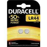 Duracell Knopfzelle LR 44 1.5V 2 St. 105 mAh Alkali-Mangan Elektro AG13 von Duracell