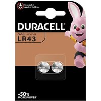 Knopfzelle Duracell 1,5 v lr 43 2er Pack von Duracell