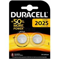 Packen Sie 2 Knopfbatterien cr2025 Duracell von Duracell