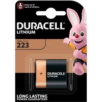 Duracell Lithium DL 223 CR-P2 / 6 Volt Lithium-Fotobatterie (1er Blister) von Duracell
