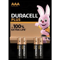 Plus-AAA K4 Micro (AAA)-Batterie Alkali-Mangan 1.5 v 4 St. - Duracell von Duracell