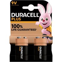 Duracell - Plus-9V B2 9 v Block-Batterie Alkali-Mangan 9 v 2 St. Duracell - Plus-9V B2 9 v Block-Batterie Alkali-Mangan 9 v 2 St. von Duracell