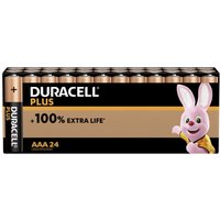 Duracell - Plus Power Micro (AAA)-Batterie Alkali-Mangan 1.5 v 24 St. von Duracell