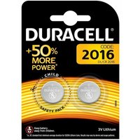 Packen Sie 2 Knopfbatterien cr2016 Duracell von Duracell