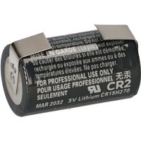 Procell Intense CR2 Lithiumbatterie 3V 920mAh U-Lötfahne von Duracell