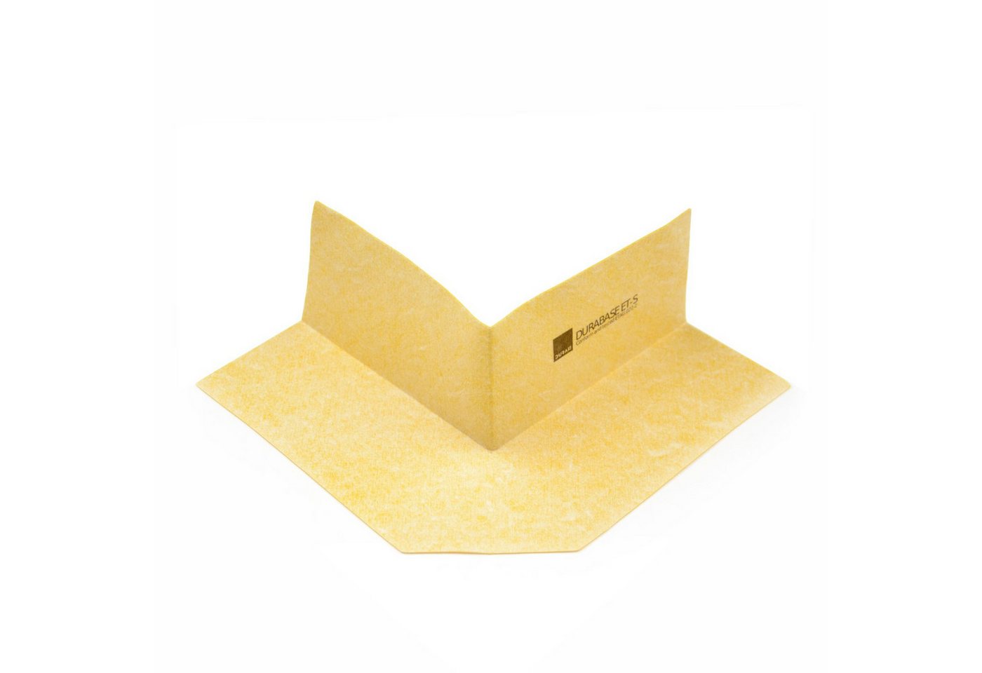 Dural GmbH Duschdichtung 1 Stück DURAL Außenecke DURABASE ET-S FX (Schenkellänge: 120 × 120), gelb, Abdichtsystem Verbundabdichtung Abdichtecke Fliesen Verlegung von Dural GmbH