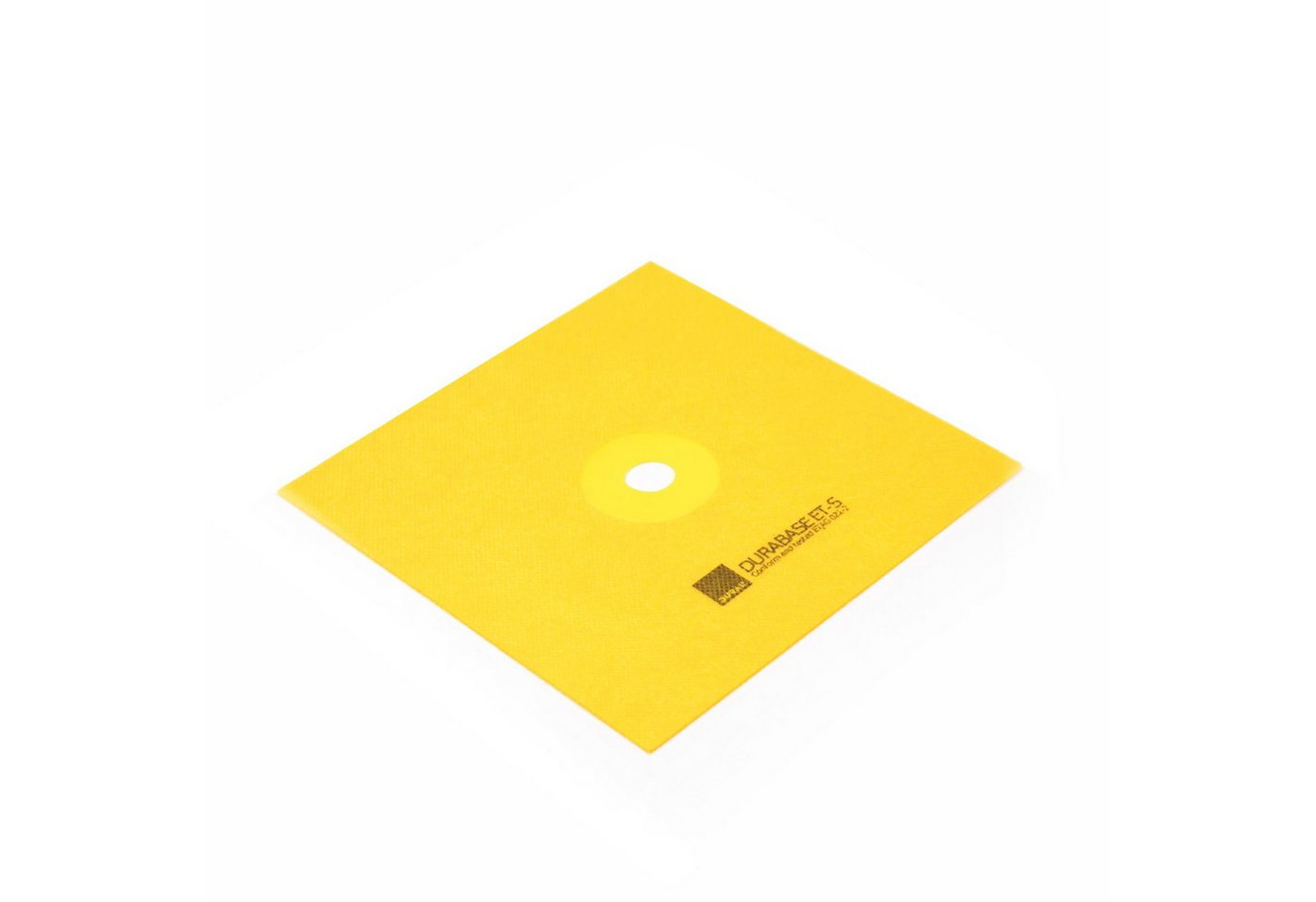 Dural GmbH Duschdichtung 1 Stück DURAL Dichtmanschette DURABASE ET-S FM 150 (150 × 150 mm), gelb, Rohrmanschetten Abdichtsystem Fliesen Verlegung von Dural GmbH