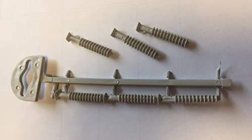 Dural Kunststoff-Dübel-Set für mehrstöckige, schwellige Türstange, Set von 6, Code LD-6040B von Dural