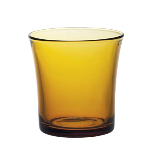 Duralex 1011DB06A0111 Lys Vermeil Trinkglas, Wasserglas, Saftglas, 210ml, Glas, bernstein, 6 Stück von Duralex