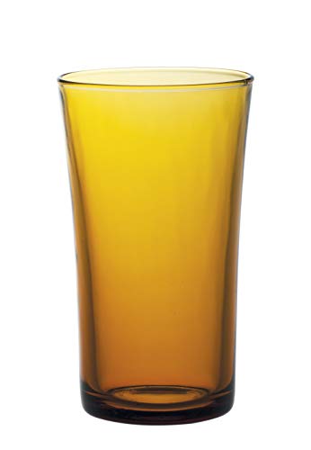 Duralex 1012DB06A0111 Lys Vermeil Trinkglas, Wasserglas, Saftglas, 280ml, Glas, bernstein, 6 Stück von Duralex