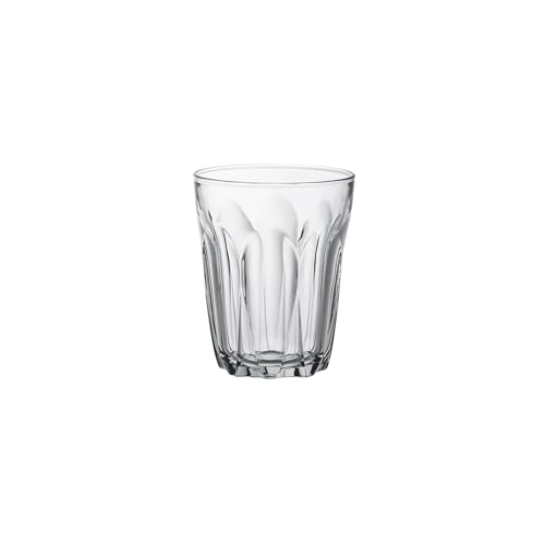 Duralex 1040AB06A0111 Provence Trinkglas, Wasserglas, Saftglas, 250ml, Glas, transparent, 6 Stück von Duralex