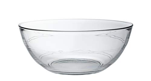 Duralex 2019AF06A1111 Lys Bol Schale, Salatschale, Schüssel, 26cm, 3.55 Liter, Glas, transparent, 1 Stück von Duralex