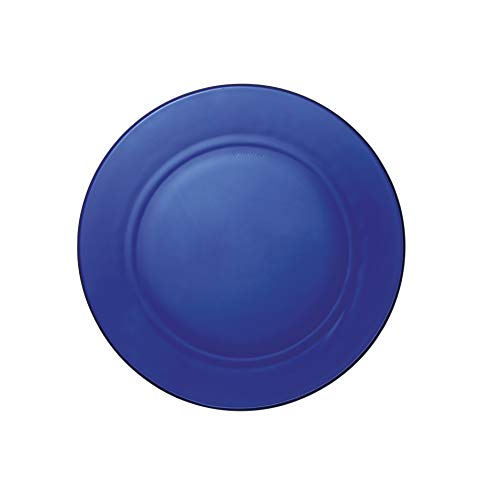 Duralex 3007FF06D1111 Lys Saphir Teller tief, 19.5cm, Glas, blau, 6 Stück von Duralex