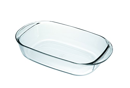 Duralex 6001AF03A1111 Ovenchef Tarte-Form, 20x33cm, 2.5 Liter, Glas, transparent, 1 Stück von Duralex