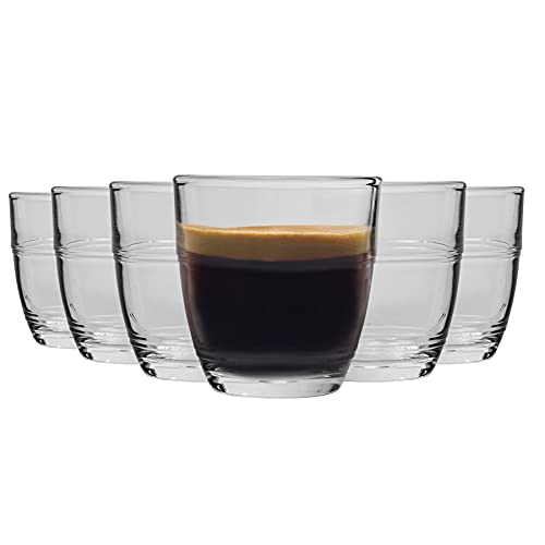 Duralex Gigogne Shot Glas Espresso Becher - 90ml Trinkgläser - Pack Von 12 von Duralex