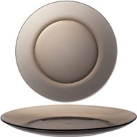 Duralex LYS SEPIA braune Platte 235 x 20 mm - 6er-Set Duralex LYS SEPIA braune Platte 235 x 20 mm - 6er-Set von Duralex