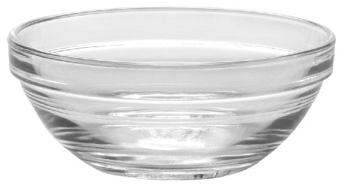 Duralex - LYS Stackable Clear Bowl 10,5 cm (4 1/8 in) Set of 6 by Duralex von Duralex