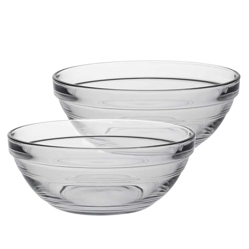 Duralex LYS Glas -Stapelschalen Für Die Küche, Portion - 14cm (5,5") - Pack Von 6 von Duralex