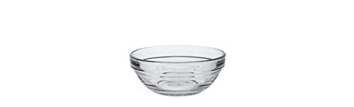 Duralex 2022AF06A1111 Lys Bol Empilable Dessertschale, 9cm, 125ml, Glas, transparent, 1 Stück von Duralex