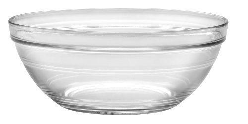 Duralex - Lys Stackable Clear Bowl 20 cm (7 7/8 in) Set Of 6 by Duralex von Duralex