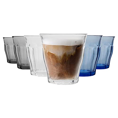 Duralex Picardie -Trinkbecher Brille Set - 3 Farben - 250ml - 6pc Duralex Picardie -Trinkbecher Brille Set - 3 Farben - 250ml - 6pc von Duralex