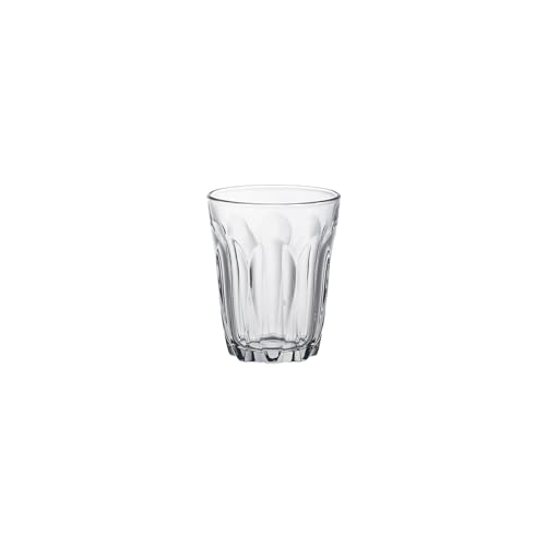 Duralex 1037AB06A0111 Provence Trinkglas, Wasserglas, Saftglas, 130ml, Glas, transparent, 6 Stück von Duralex