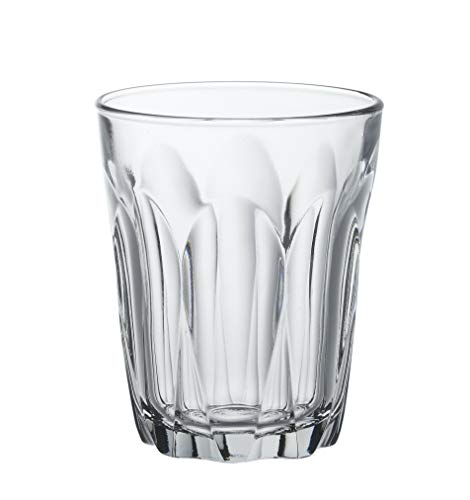 Duralex 1038AB06A0111 Provence Trinkglas, Wasserglas, Saftglas, 160ml, Glas, transparent, 6 Stück von Duralex