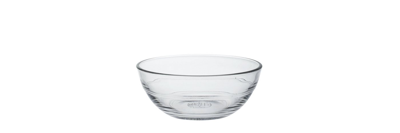 Duralex Salatschüssel Lys Bol, Glas, Schale Salatschale Schüssel 10.5cm 210ml Glas transparent 1 Stück von Duralex