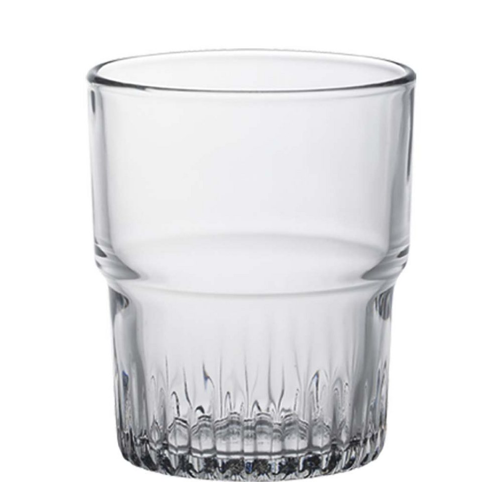 Duralex Tumbler-Glas Empilable, Glas gehärtet, Tumbler Trinkglas stapelbar 160ml Glas gehärtet transparent 6 Stück von Duralex
