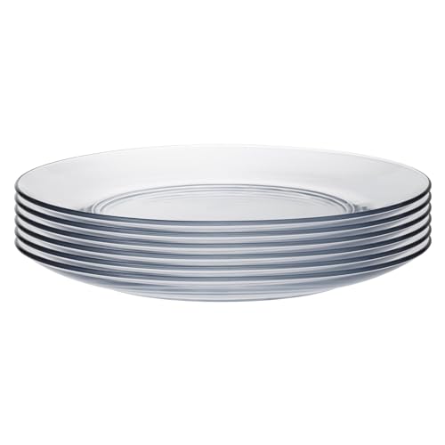 Duralex LYS Glas Dinner Teller - Temperiert, Hitzebeständig - 235 mm - Pack Von 12 von Duralex