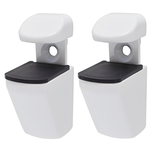 Duraline Clip Mini | Regalträger Träger für Regalboards | 4-22 mm | weiß | 2 Stück von DURAline
