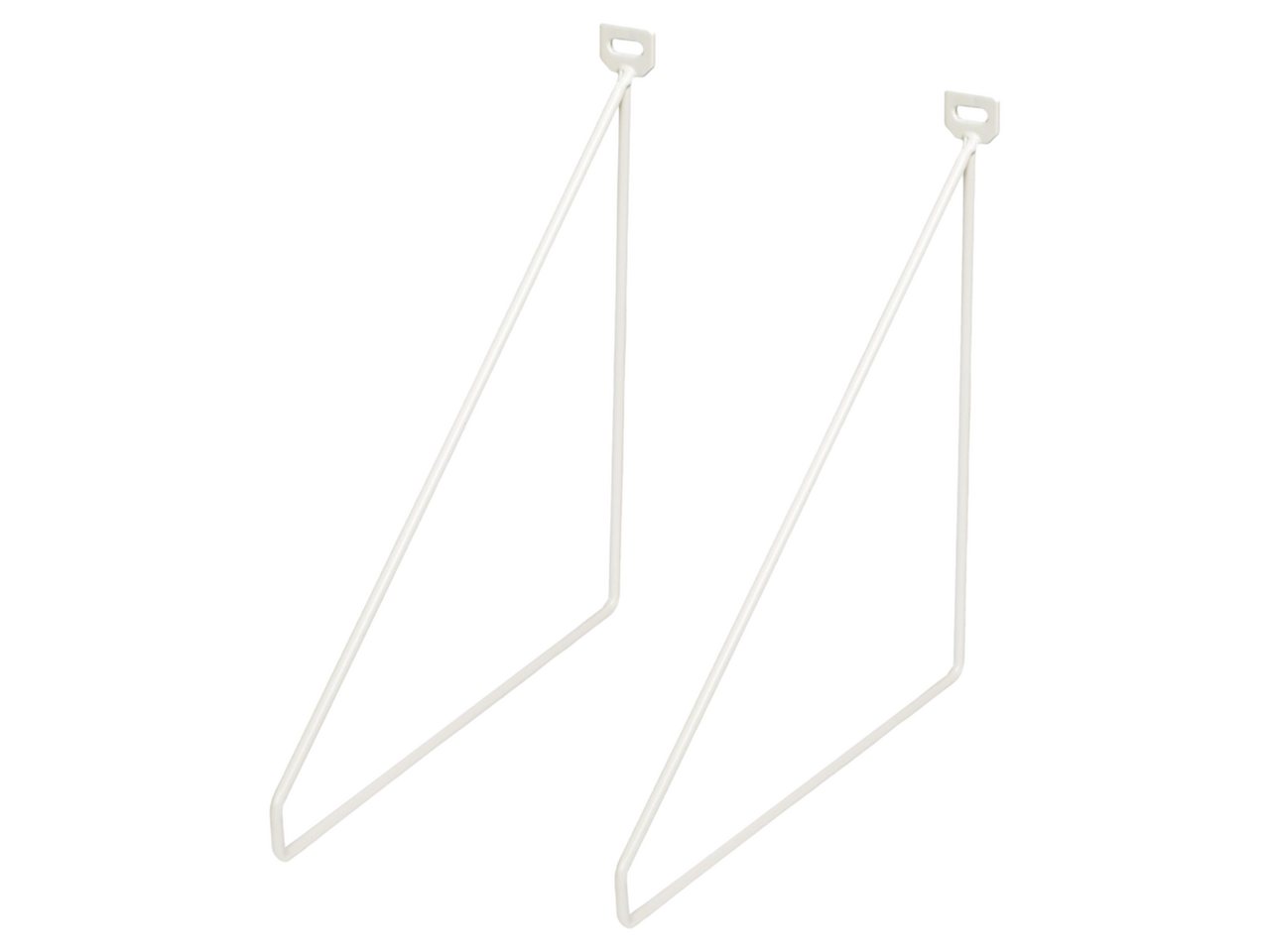 Duraline Wandregalhalter Regalwinkel 2er-Set - Slim, Regalhalter aus Metall, 15 kg Traglast Duraline Wandregalhalter Regalwinkel 2er-Set - Slim, Regalhalter aus Metall, 15 kg Traglast von Duraline