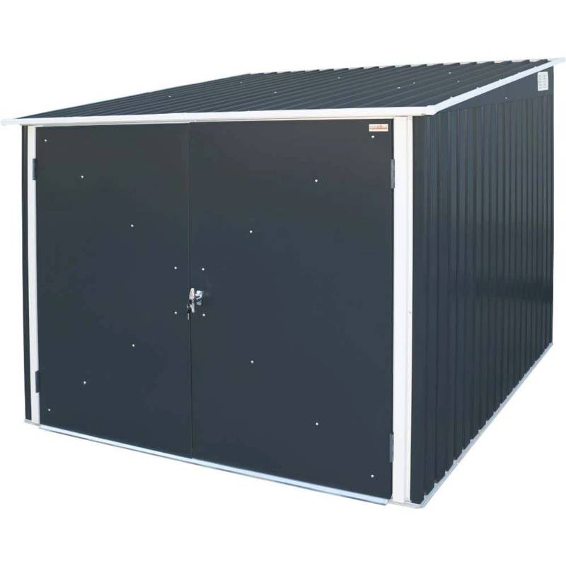 Duramax Fahrradgarage 2x2m aus Metall in Grau von Duramax