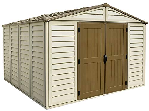 Duramax WoodBridge Plus 10.5' x 10.5' Schuppen – Beige/Braun, 320.8x318.7x222.0 cm von Duramax