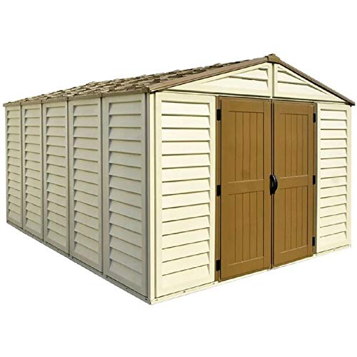 Duramax WoodBridge Plus 10.5' x 13' Schuppen – Beige/Braun, 399.8x318.7x222.0 cm von Duramax