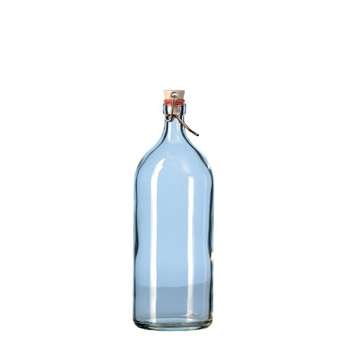 DURAN 21 465 54 Rollrandflasche mit Bügelverschluss, 95mm, 1000ml Inhalt, 10 Stück von DURAN