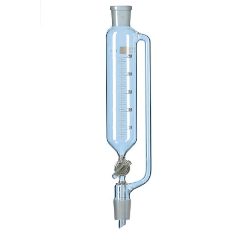 DURAN 24 125 20 Tropftrichter, zylindrisch, mit Teilung, 14/23 NS Kern, 50ml Inhalt von DURAN