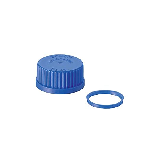 Duran 2923928 GL45 Polypropylene cap, blue (Pack of 10) von Duran