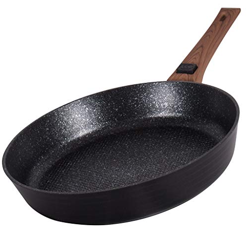 Durandal Légende Bratpfanne 28 cm – Beschichtete Aluguss Pfanne mit abnehmbarem Griff – Ofenfeste Pfanne mit Wabenboden und langlebiger Antihaftbeschichtung gegen Anbrennen – Für Induktion geeignet von Durandal