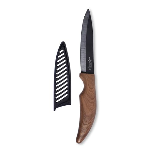 Durandal Légende Keramikmesser mit Schutzhülle - Küchenmesser - Brotmesser - Steakmesser - Kochmesser - Gemüsemesser - Fleischmesser - Japanisches Messer - Kitchen Knife - Scharfe Messer (10cm) von Durandal
