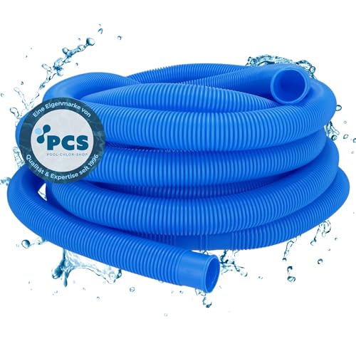 Duraol Poolschlauch 38mm, blau - Schwimmschlauch für Pool - Schwimmbadschlauch 38mm - Schlauch für Poolpumpe - Pool Zubehör Pumpenschlauch - Länge 6,0m von Duraol