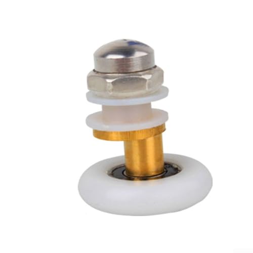 4 Stück Duschtürrollen aus Nylon und Messing für optimale Gleitleistung (20 mm) von Durashmall