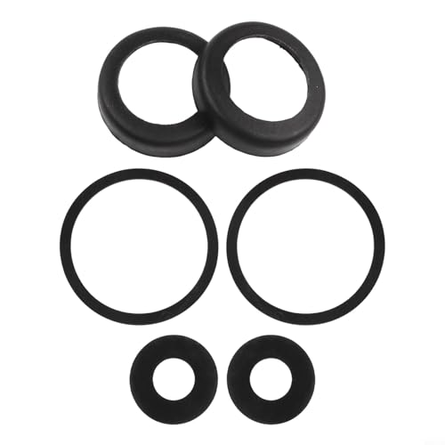 Durashmall 2 Sets Typ 90 Griff Pumpe Leder Dichtungsset mit 90 mm Rindslederhülse und O-Ring-Dichtungen für Handwasserpumpe Wartung und Ersatz von Durashmall