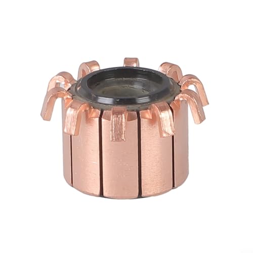 Durashmall 5 Stück Elektromotor-Kommutator-Set 10P Zähne Getriebe Kupfer Haken Typ 18 x 8 x 14,5 mm für Hochgeschwindigkeits-Gleichstrommotoren Elektrowerkzeuge von Durashmall