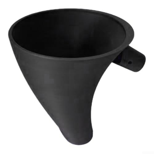 Durashmall Mixer-Trichter-Aufsatz, Standmixer-Zubehör mit Griff für sauberes Ausgießen für geführte Zutaten, passend für KSM150 für Artisan Mixer (schwarz) von Durashmall