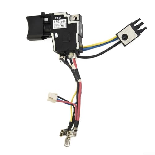 Durashmall Switch 6507244 für DHP458 DHP448 DDF458 DDF448 BHP458 BHP448 Bohrer Ersatzteil ABS Metallkonstruktion Standardgröße von Durashmall