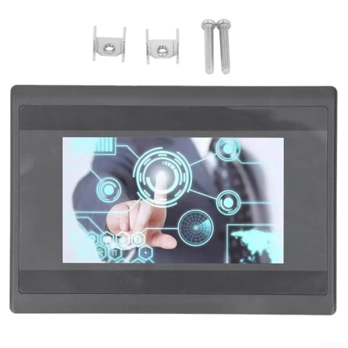 Durashmall WS4320T 4,3 Zoll HMI PLC Touchscreen Controller, 12 In 8 Out Transistor, Unterstützt U Disk Datenübertragung Für FX3U Series Industrial Control Systems von Durashmall