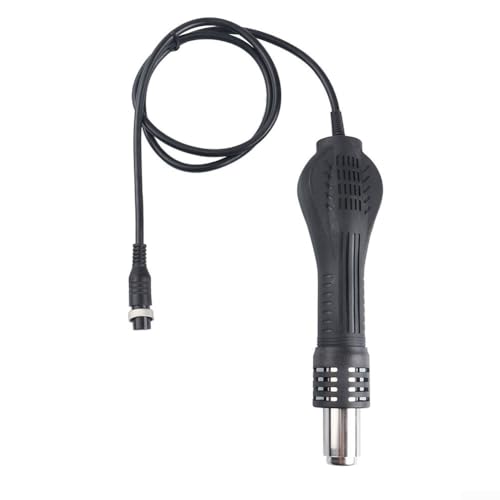 Kompatibler Ersatzgriff für 858A 858D Lötstation 12V 24V Schweißtisch mit hitzebeständigem Kunststoff und Metall, entworfen für Heißluft-Lötreparaturanwendungen (12V) von Durashmall