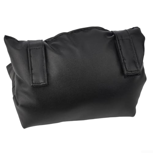 Leder-Wasserhahn-Abdeckung für Gartenhahn, Frostschutz mit Wärmedämmung und sicherem Gurt (schwarz) von Durashmall